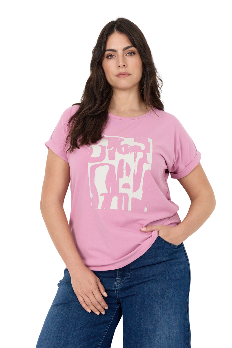 Wasabi t-shirt WA-Helene 3 - rosa