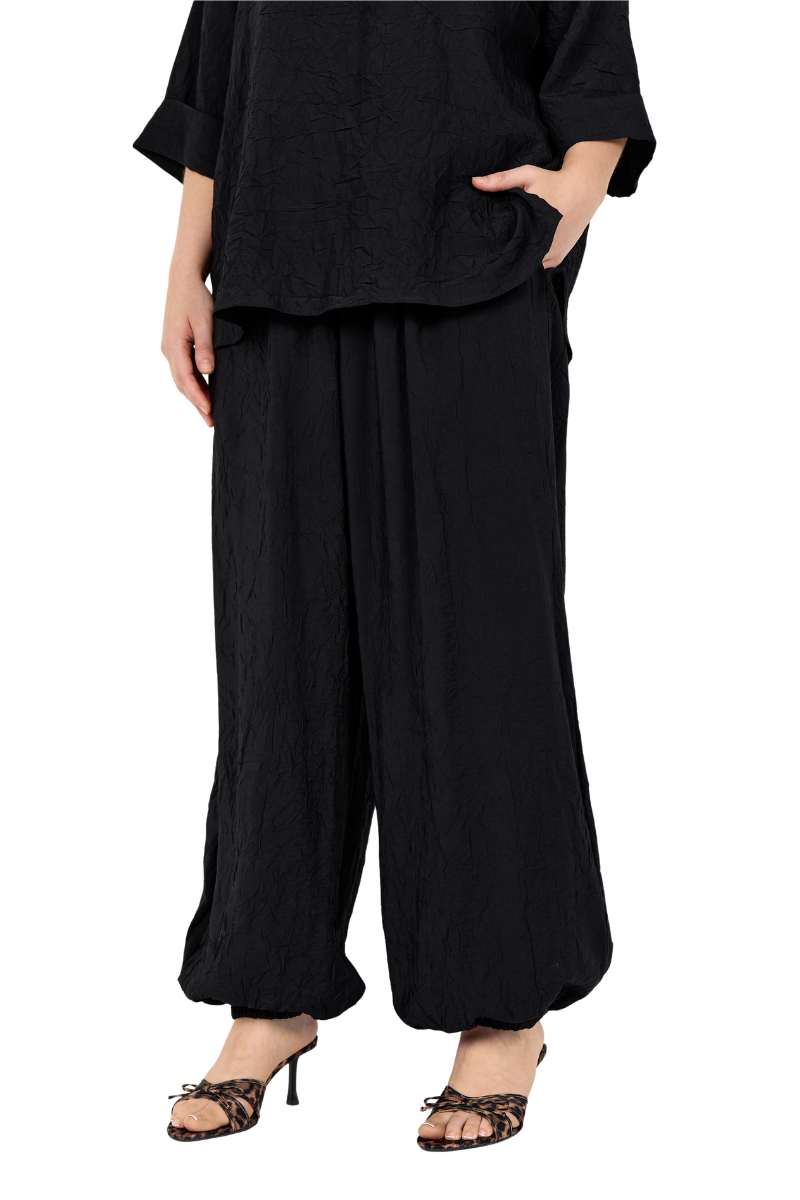 Wasabi bukser baggy WA-Ania 3 - sort
