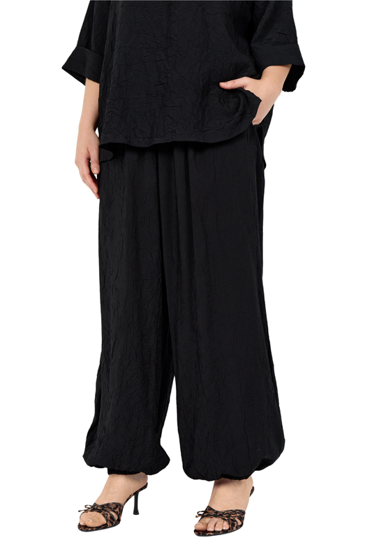 Wasabi bukser baggy WA-Ania 3 - sort