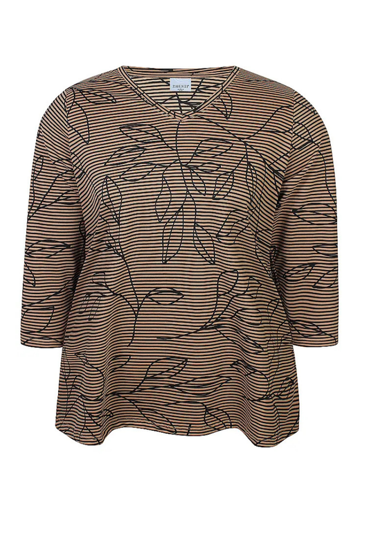 Zhenzi T-shirt Alberta 1506 brun