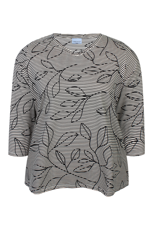 Zhenzi T-shirt Alberta 1506 sort