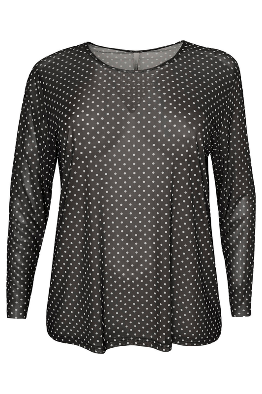 Cassiopeia mesh bluse Gwenna sort