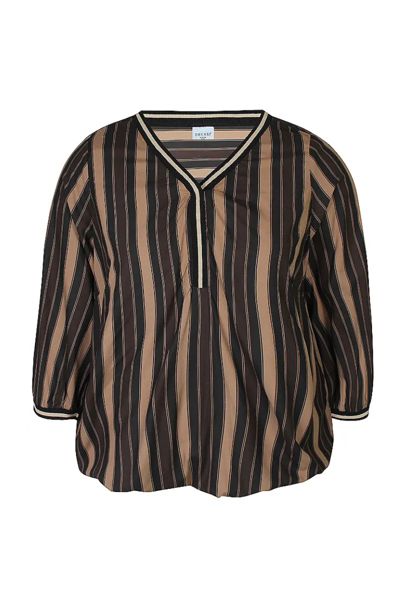 Zhenzi bluse Linny 1532 brun