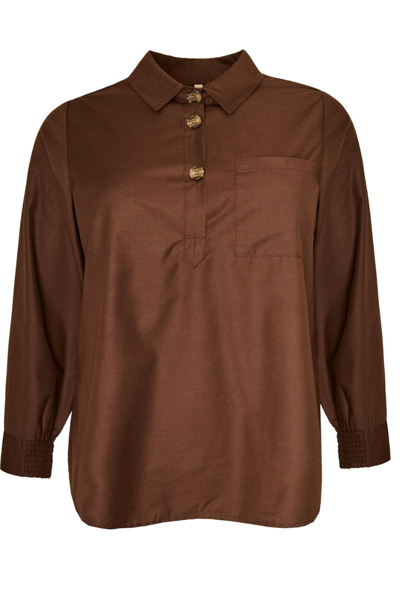 Cassiopeia Cenitta bluse brun
