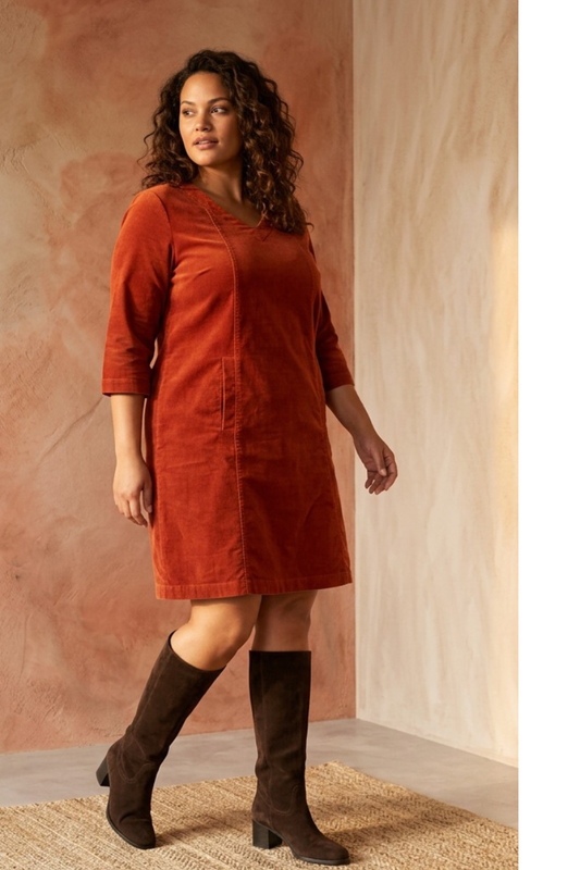 Pont Neuf Ulrica kjole - Burned orange