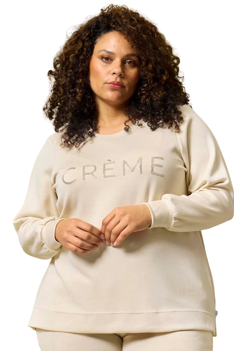 Zhenzi sweat bluse Mya - Sandshell