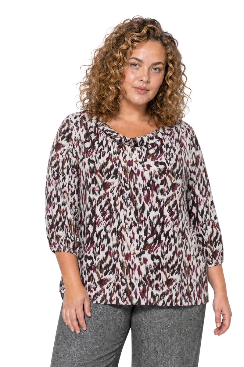 Wasabi bluse WA-KEELA 3 - Chocolate