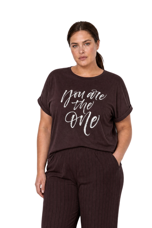 Wasabi t-shirt WA-HELENE 5 - Chocolate