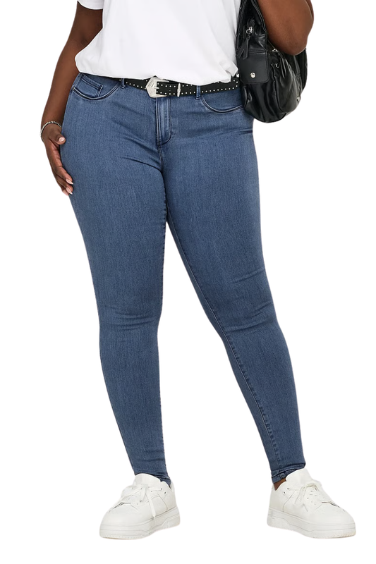 Only Carmakoma CARTHUNDER jeans leggings - Blå