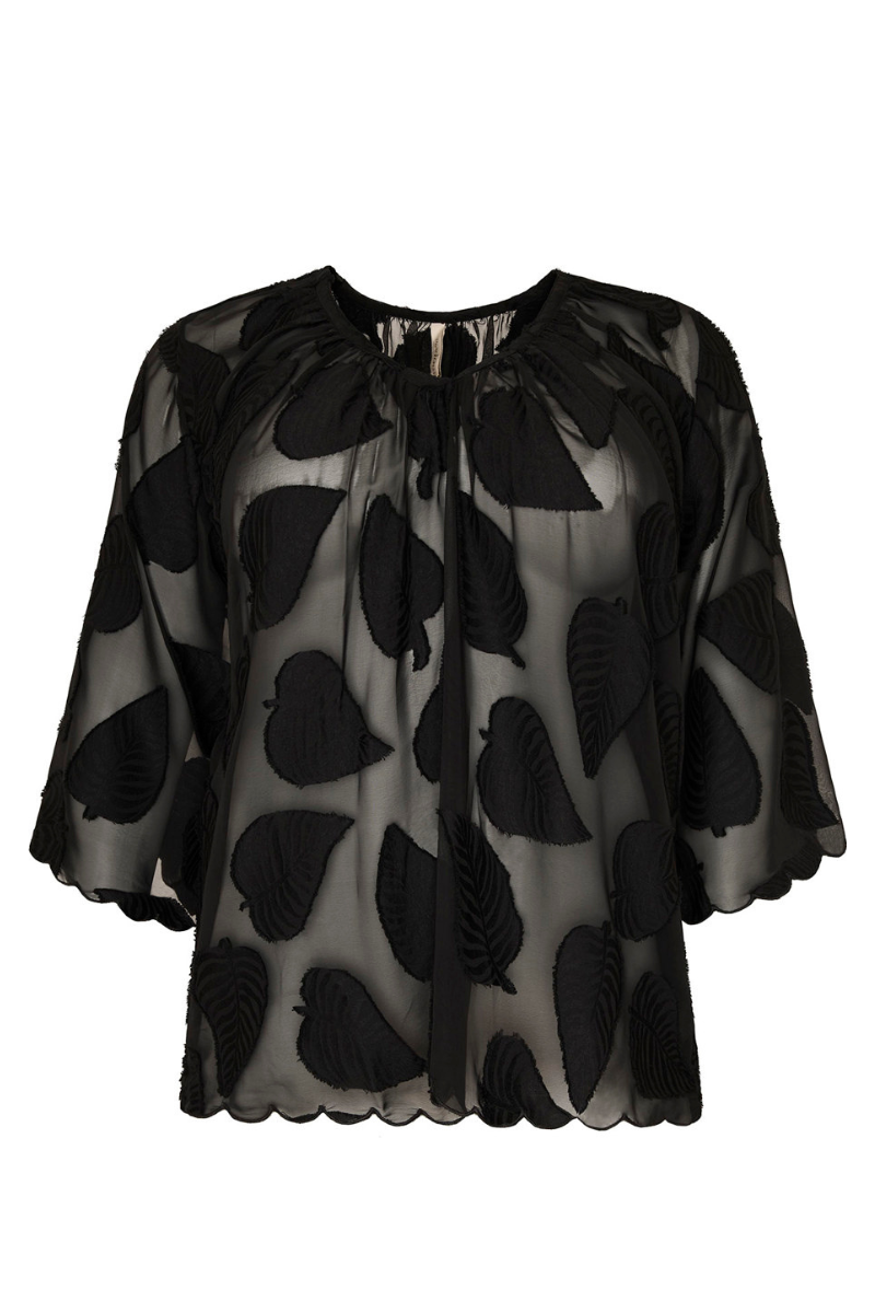 Cassiopeia Beatrice bluse - Sort