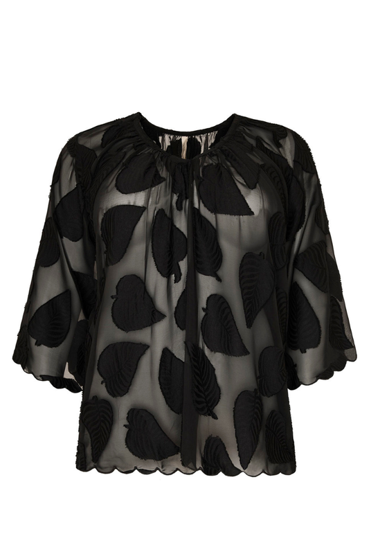 Cassiopeia Beatrice bluse - Sort