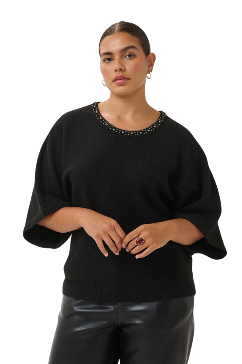 Kaffe Curve KCBettie pullover - Sort