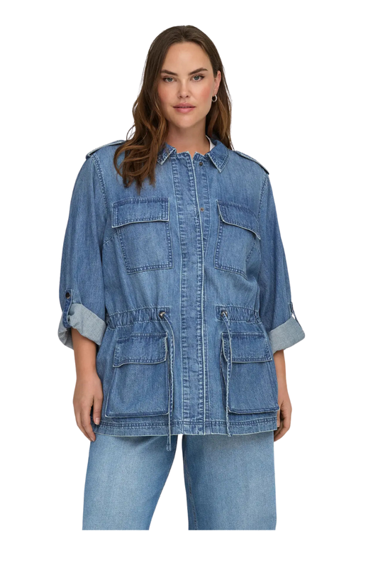 only carmakoma jakke Carkenya blå denim