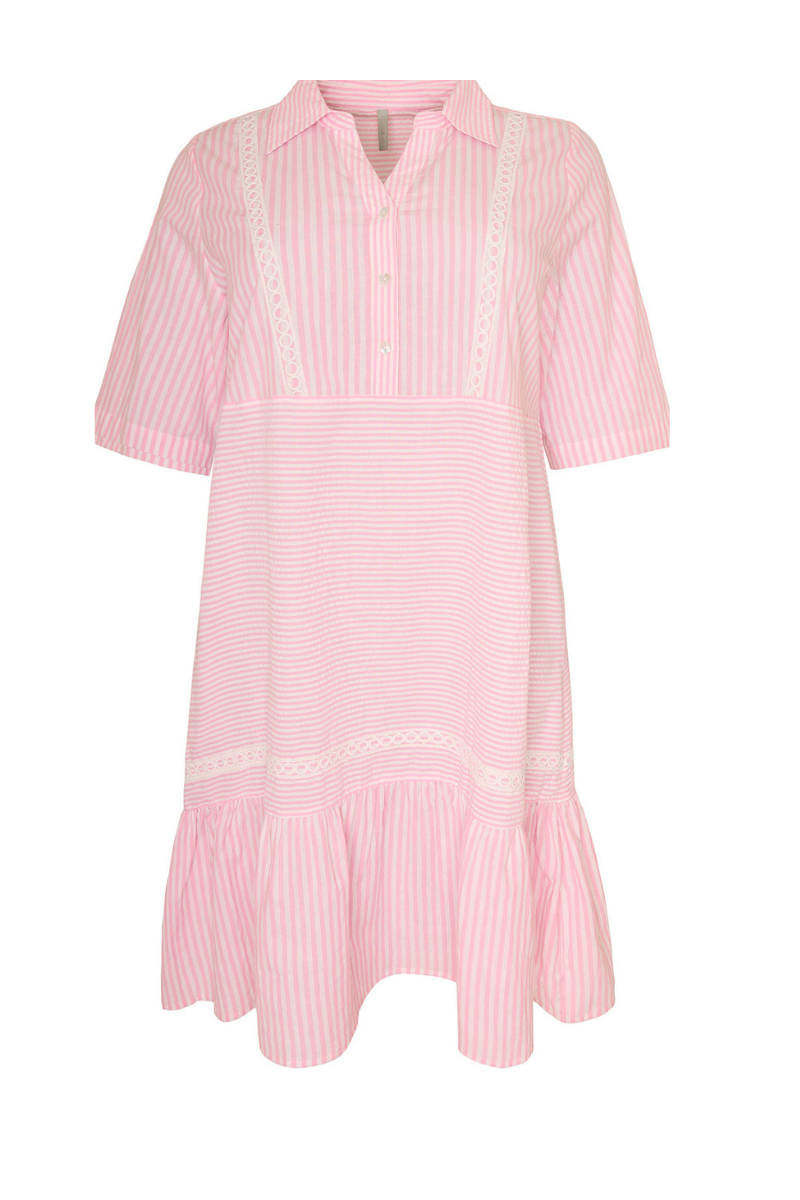 Cassiopeia kjole Trisette pink kombi