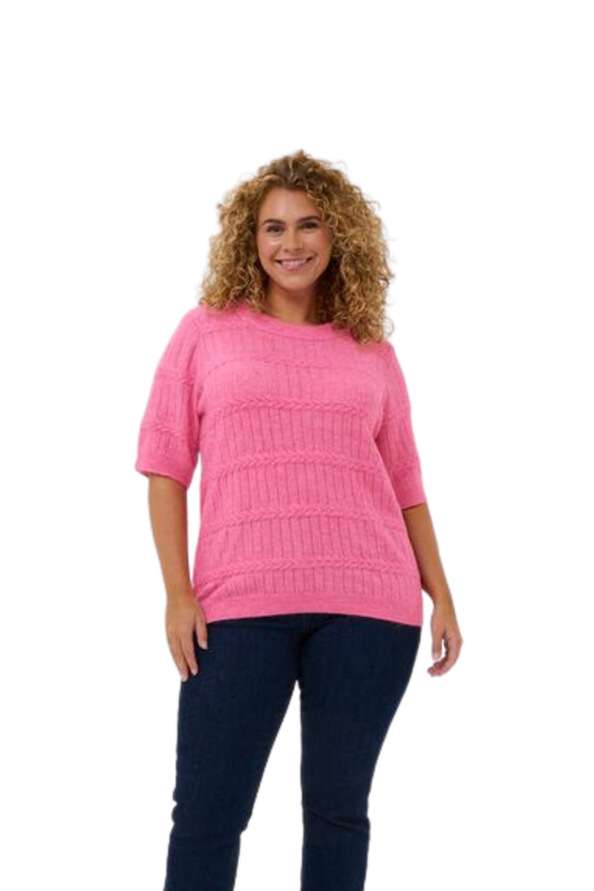 kaffe curve pullover KCminia pink
