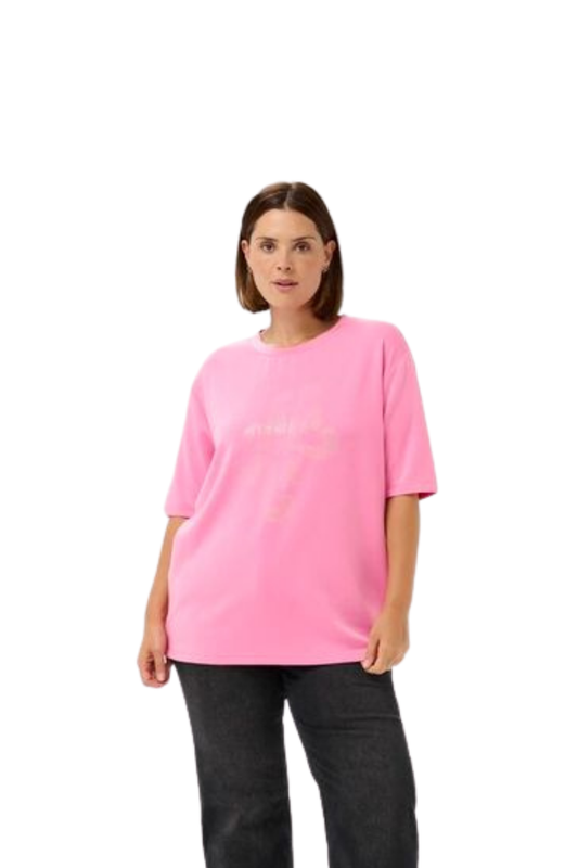 kaffe curve t-shirt KCrosa pink