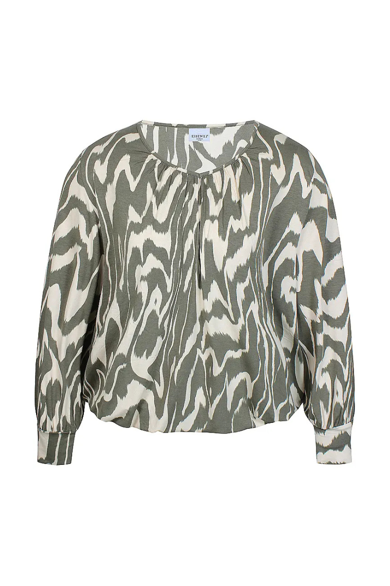 Zhenzi bluse ZH-Karol 1436 grøn