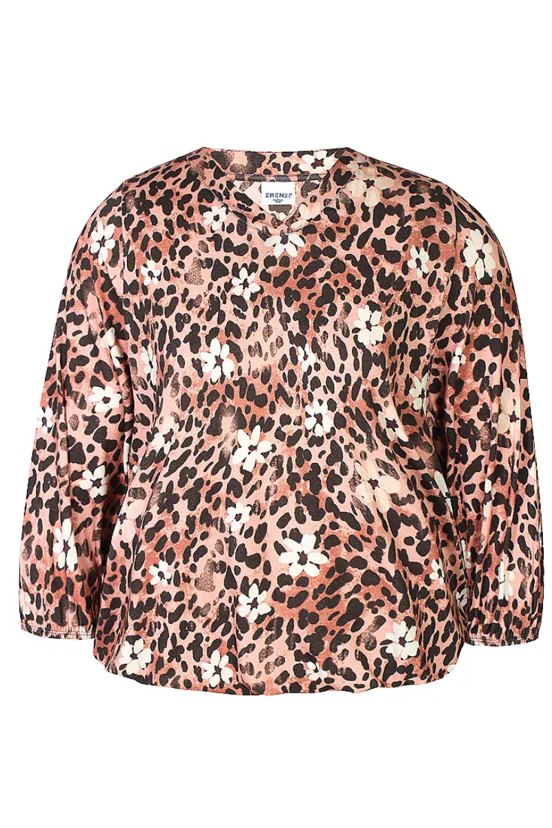 Zhenzi bluse ZH-Sylva 1433 rød