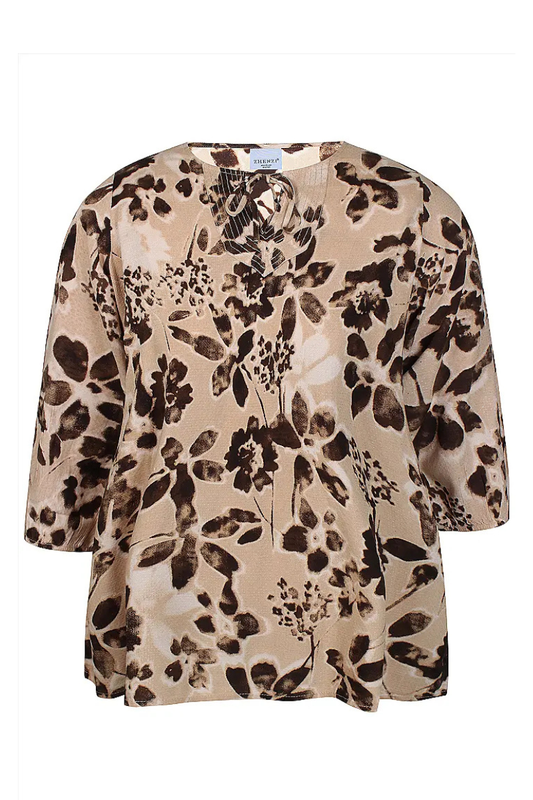 Zhenzi bluse ZH-Kiari 1461 brun