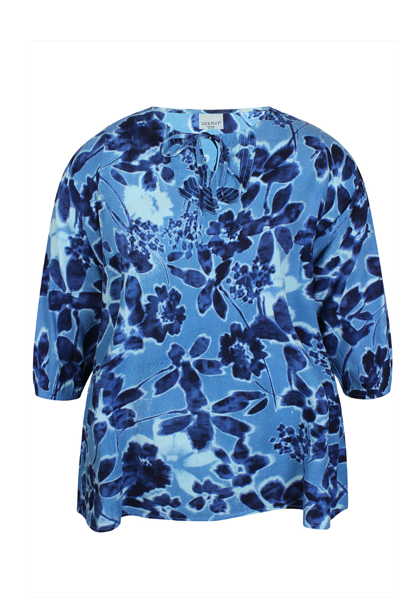 Zhenzi bluse ZH-Kiari 1461 blå