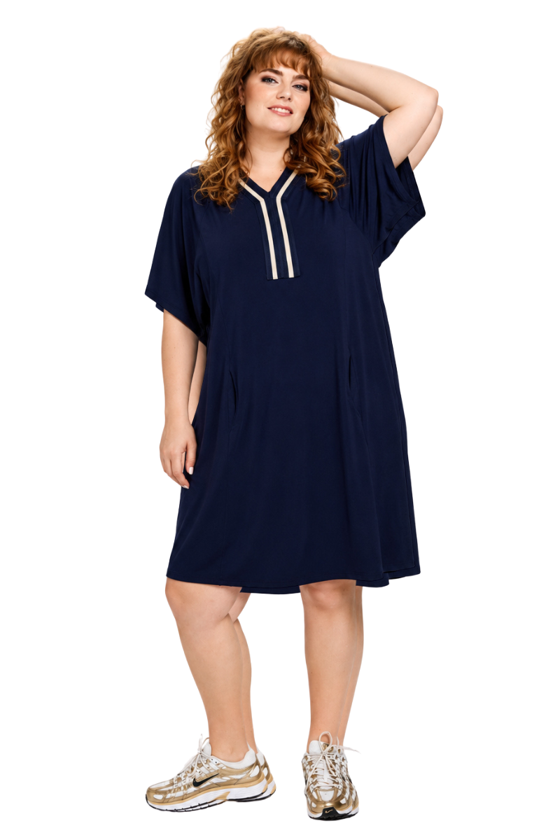 studio kjole SAndrea navy