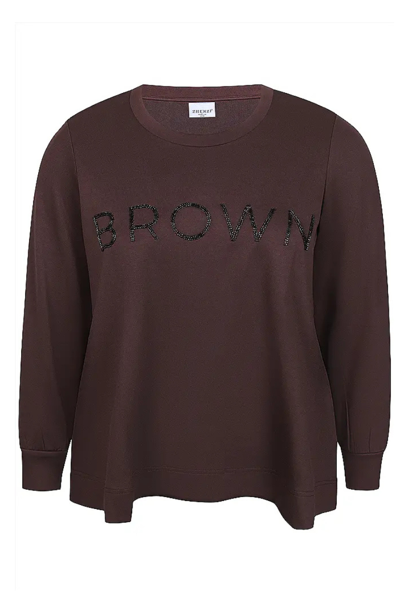 Zhenzi Pullover Zh-Mya 1441 brun