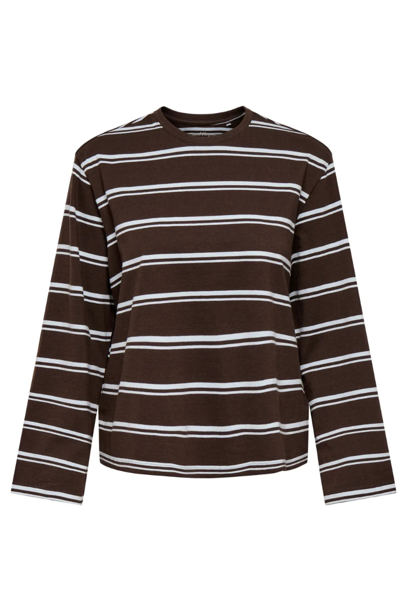 only Carmakoma bluse carfreja brun kombi