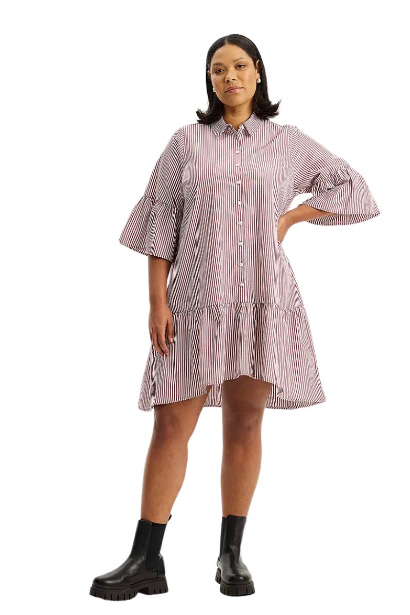 Anyday kjole any-lotta 475 brun