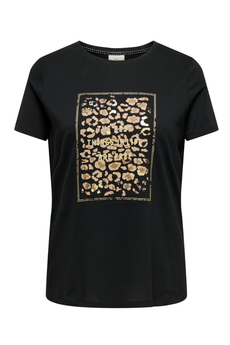 Only Carmakoma Carcruz t-shirt sort