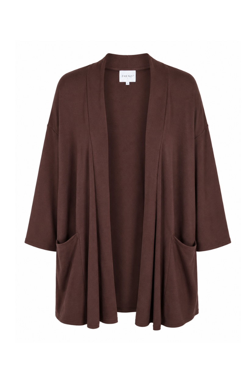 only Carmakoma strik cardigan Carnew brun