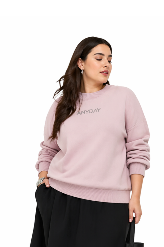 Anyday bluse any 406 lyserød
