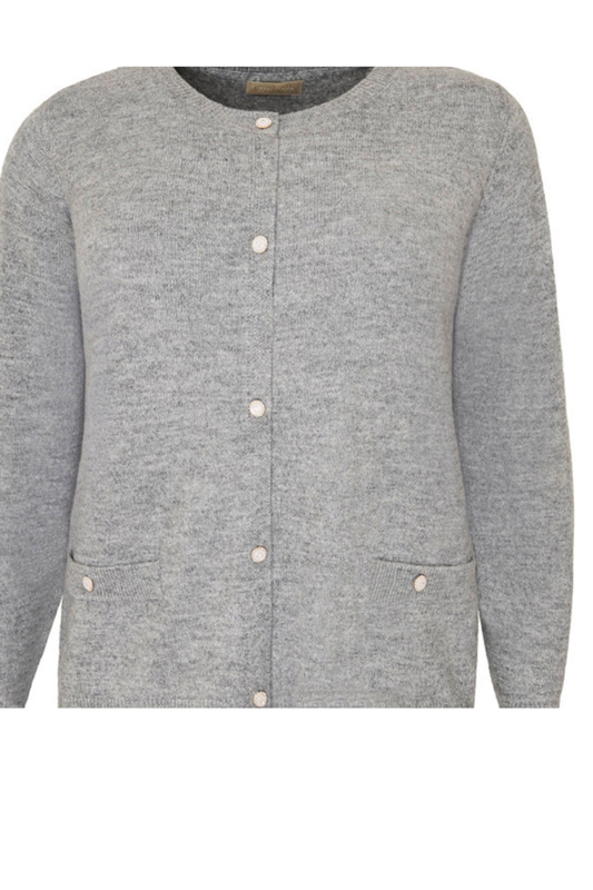 Cassiopeia cardigan strik Beanna Knit Cardigan – Grå