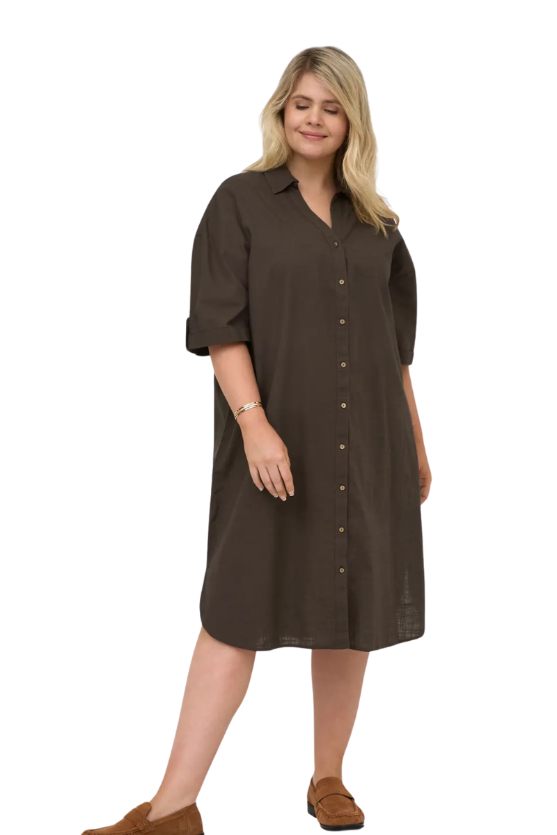 only carmakoma dress carcoco brun