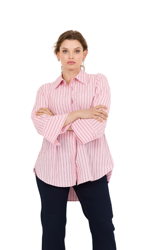 Wasabi tunika skjorte rosa wa-christin