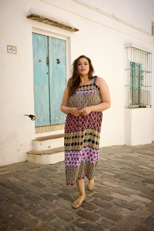 wasabi sommerkjole plus size