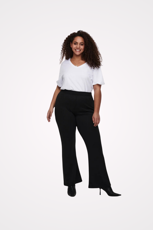 bukser sorte plus size