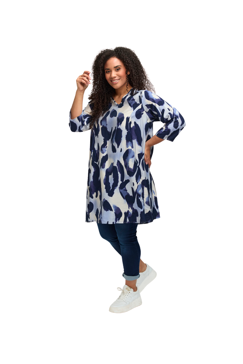 studio kjole SBirgitte sort/hvid kombi