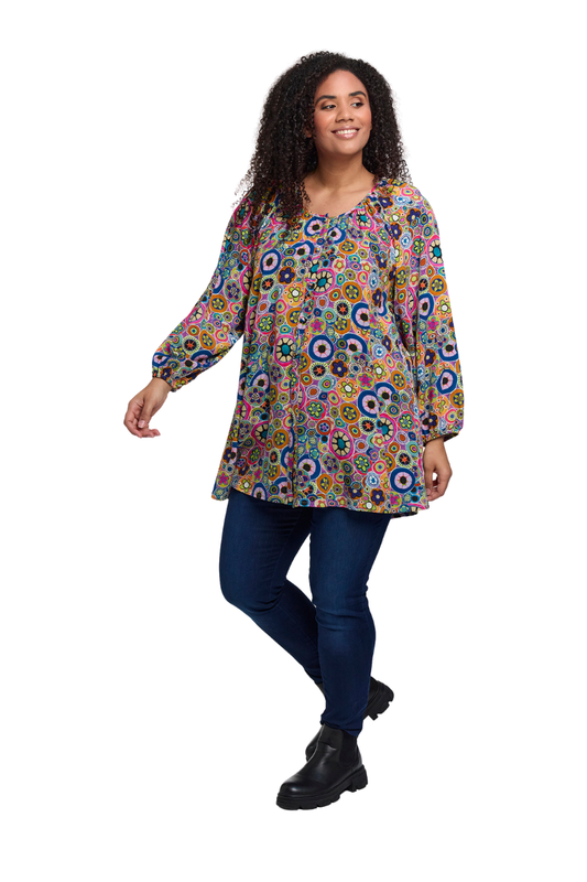 Studio tunika SDorine multifarvet print