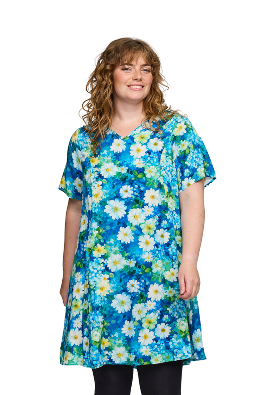 Studio kjole sbirgitte blå