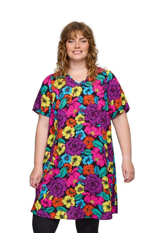 Studio kjole sbirgitte multifarvet