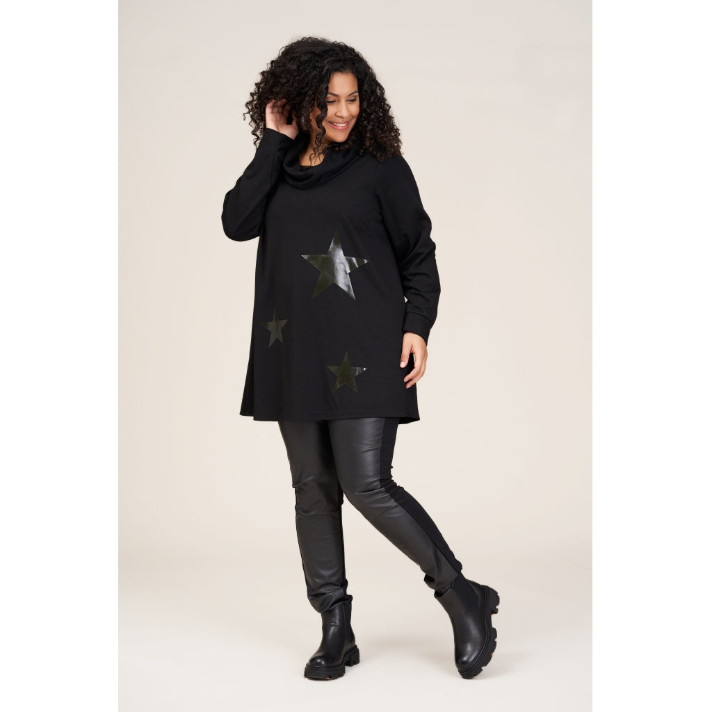 Studio leggins med læderlook
