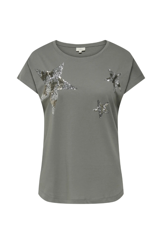 only carmakoma t-shirt carlula grå