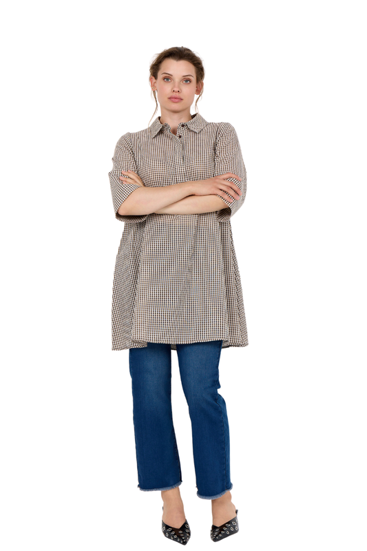 wasabi tunika kjole WA-Saina 3 brun