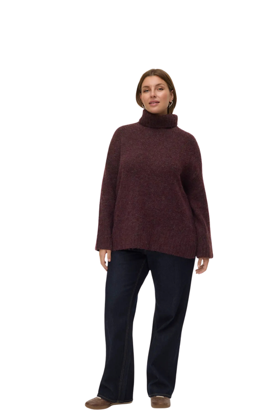 VeroModa VMCINGRID LS Roll Neck Pullover Boo CUR