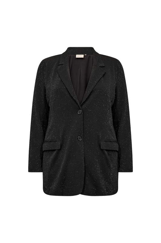 wasabi blazer WA-sanja 4 sort/sølv kombi