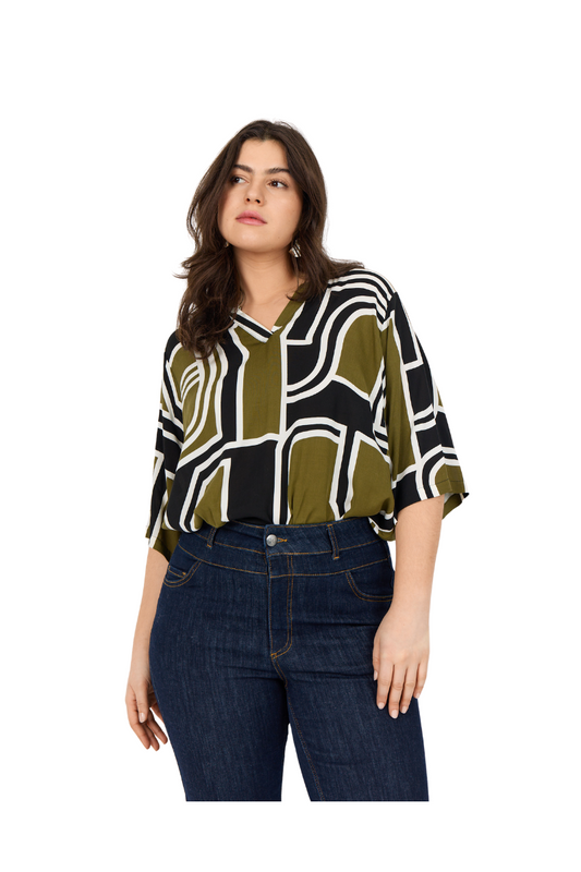 wasabi bluse grøn