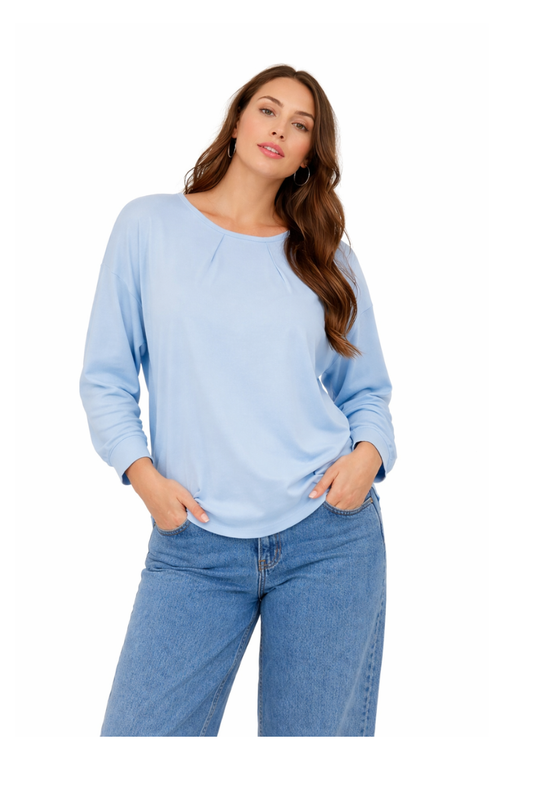 wasabi bluse wa-sabina 72 blå