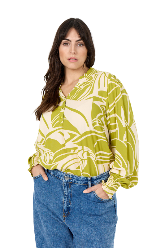 wasabi bluse wa-samena 2 grøn