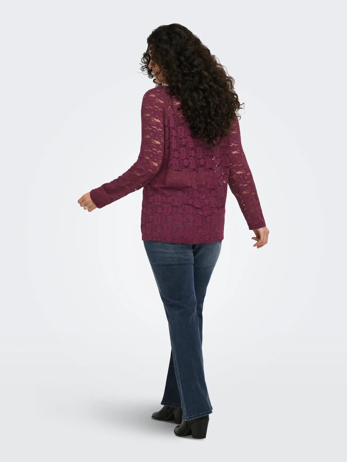 Only Carmakoma Bluse Carkia lilla