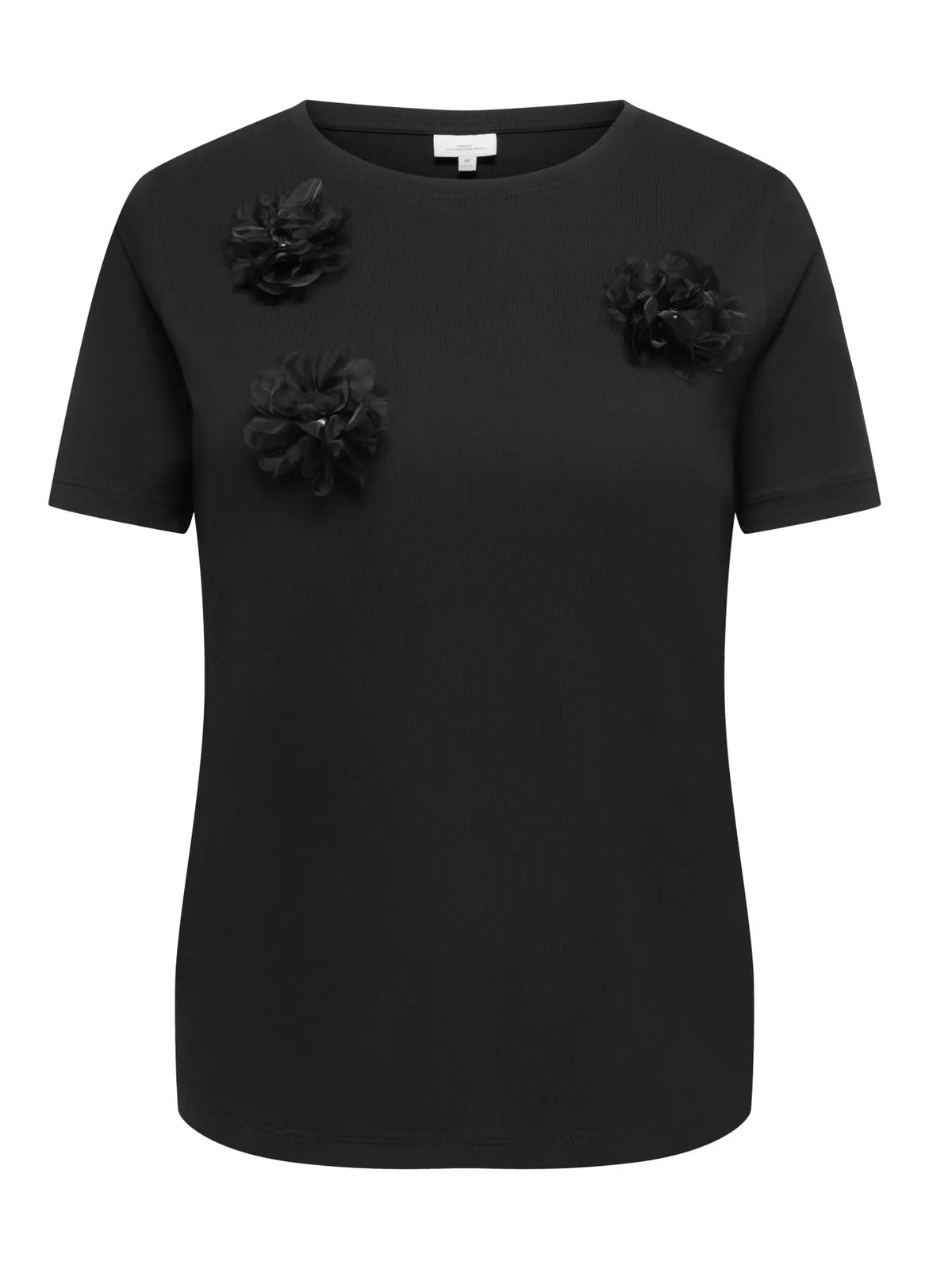 Only Carmakoma t-shirt med blomst CARJOLLY